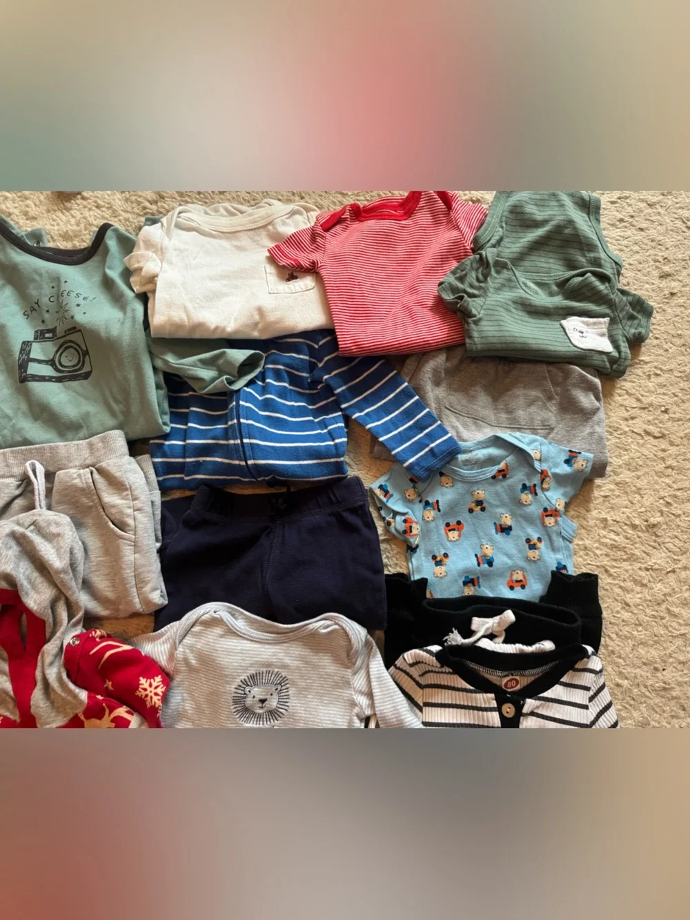 14 piece baby boy clothes lot 3-6 m